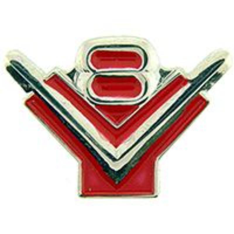P06085 Pin - Car, V8 Logo - 1 in.