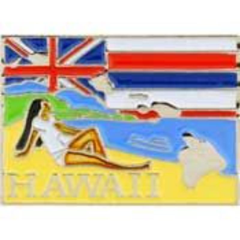 P09212 Pin - Hawaii - 1 in.