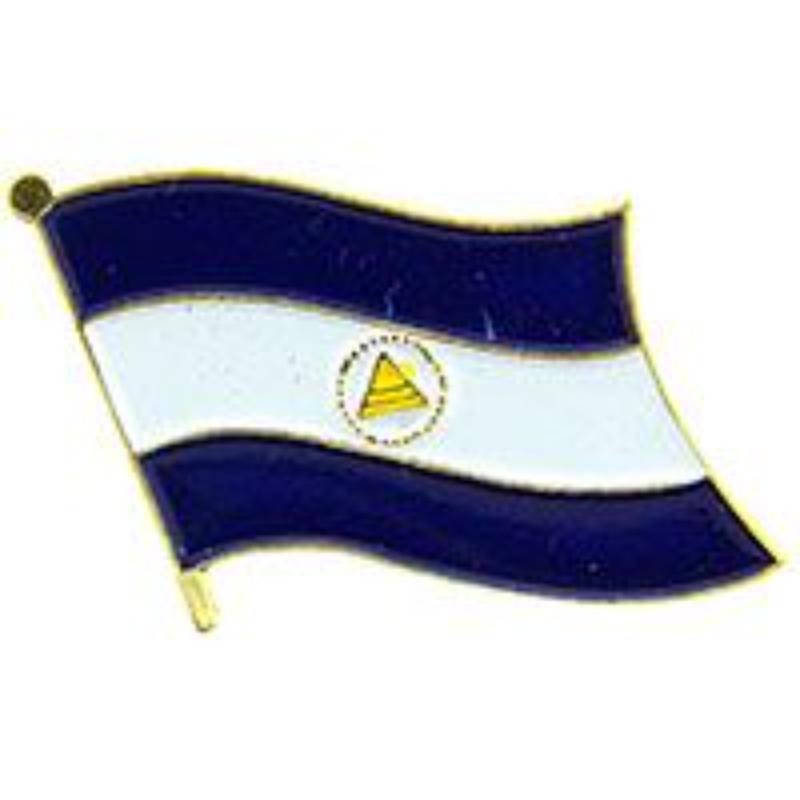 P09577 Flag Pin - Nicaragua - 1.625 in.