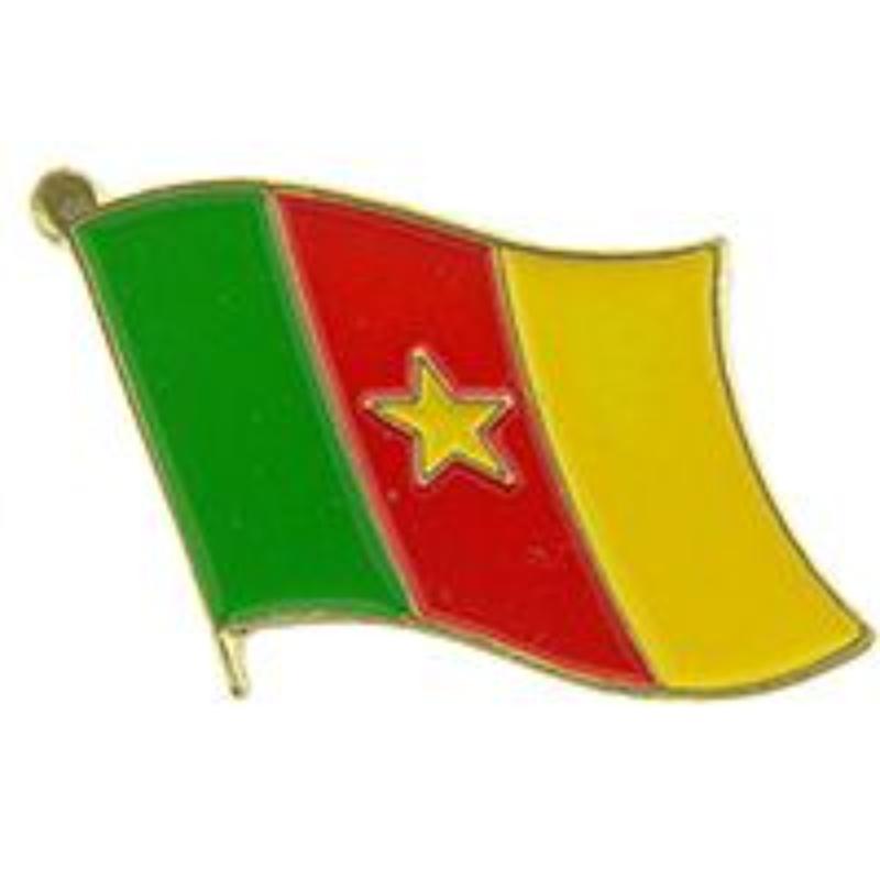 P09632 Flag Pin - Cameroon - 1.625 in.