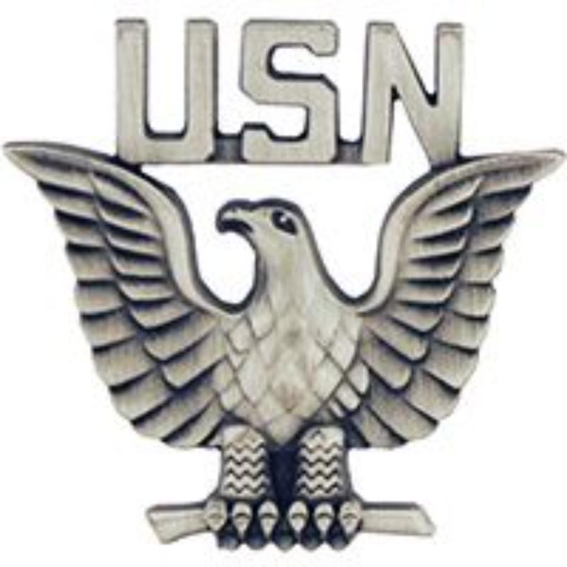 P10156 Pin - USN, Enlisted - Pewter - 1.25 in.