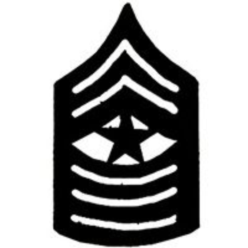 P10220 Rank - USMC, E9, Sergeant Major - 0.88 in. Wide