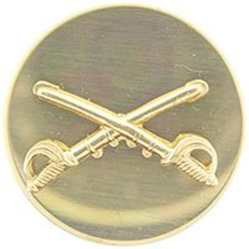 Army Cavalry Pin - Gold - 1 in. - Durable Military Design