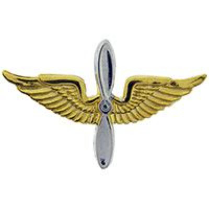 P10485 Mini Wing Pin - Army, Aviation - Gold - 1.25 in.
