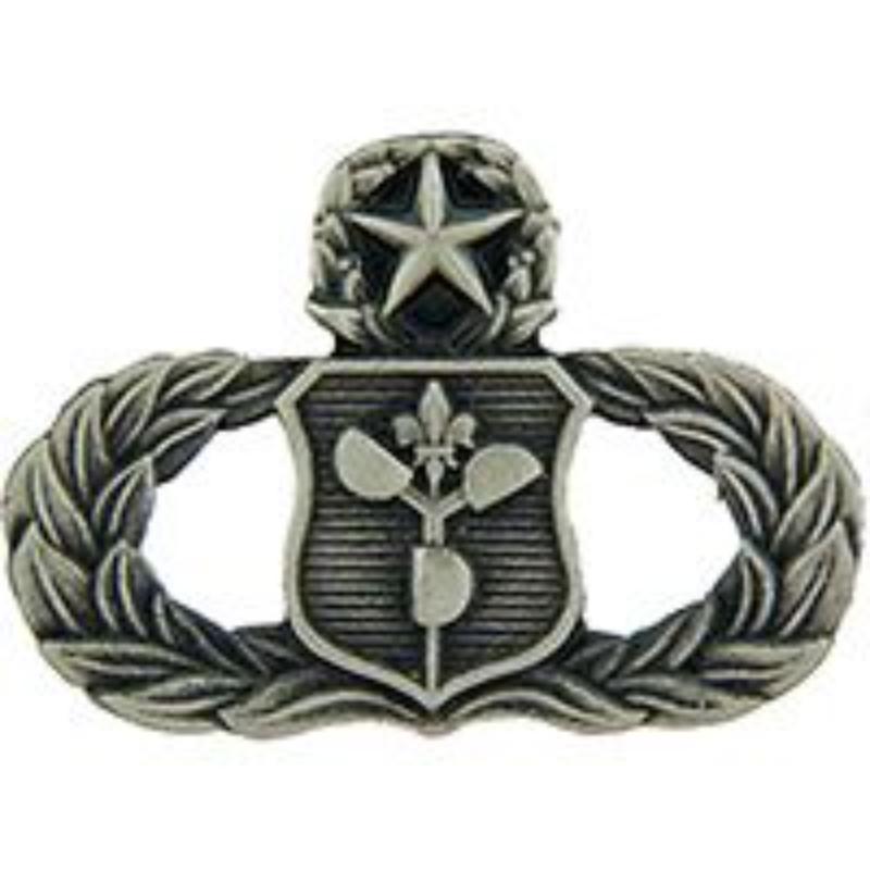Mini Wing Pin - USAF Meteor Master - Pewter - 0.88 in. - Durable Design