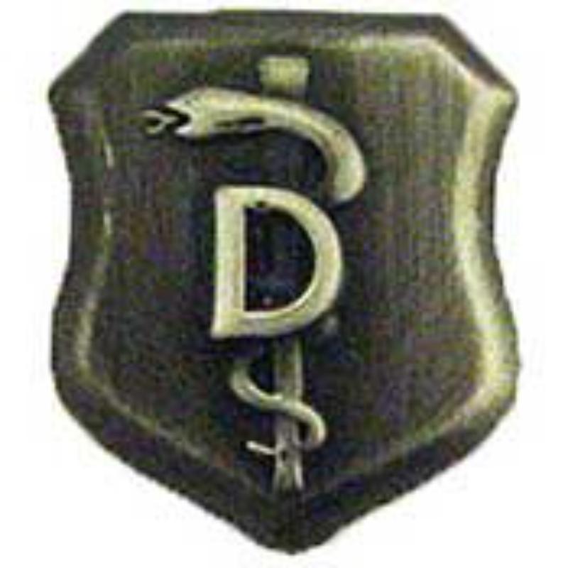 P12116 Pin - USAF, Dental, Basic - 1 in.