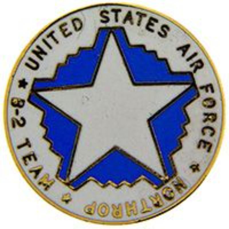 P12551 Pin - USAF, B-2 Test Team - 1 in.