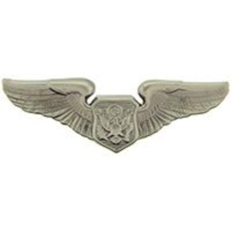 P12642 Mini Wing Pin - USAF, Aircrew Officer, Basic - 1.25 in.