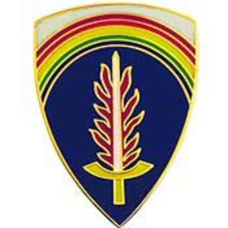P14101 Pin - Army, Europe, Us - 1 in.