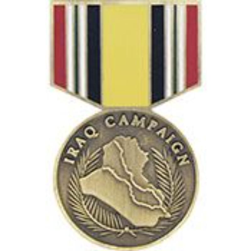 P14421 Pin - Medal, Iraq Campaign - 1.181 in.