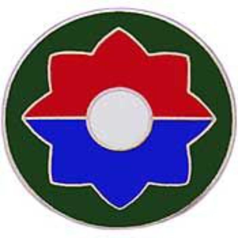 P14658 Pin - Army, 9th Infantry Division - 0.88 in.