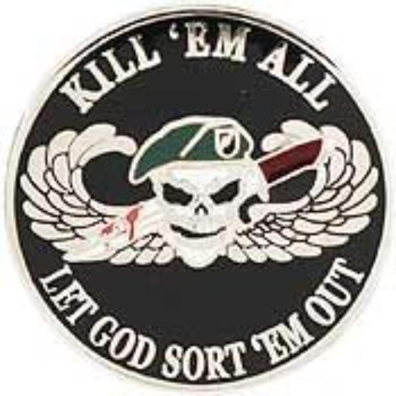 P14721 Pin - Kill EM All, Round - 1 in.