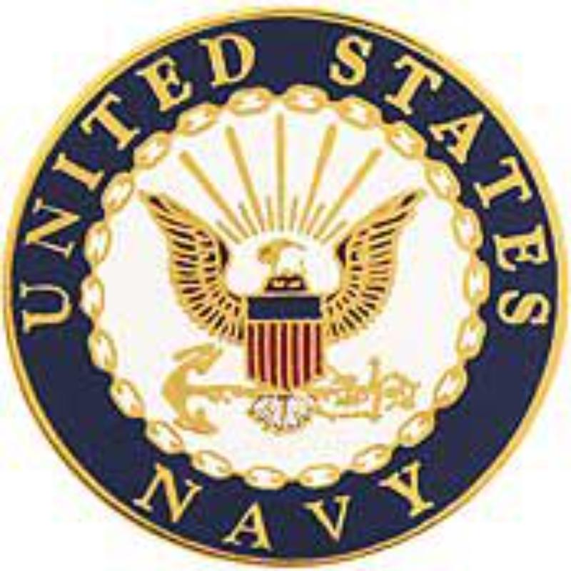 P14769 Pin - USN Logo B - Small - 0.75 in.