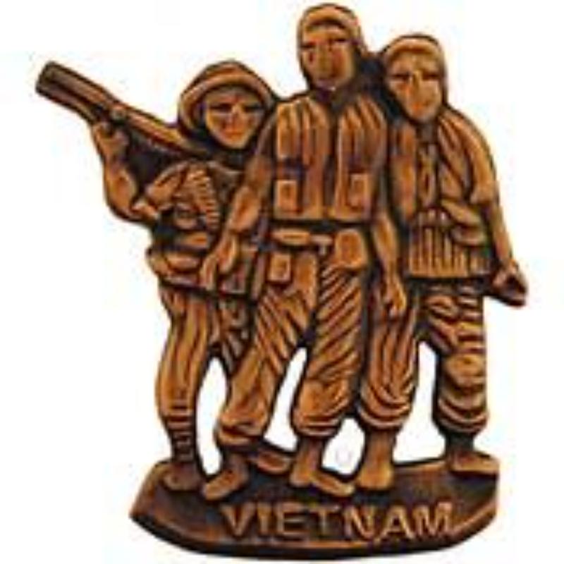 P14856 Pin - Vietnam, Memorial - 1.25 in.