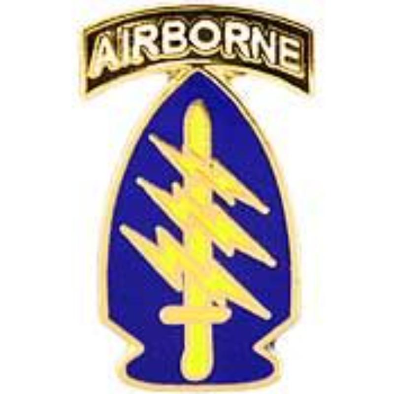 P14857 Pin - Special Forces, Airborne - 0.75 in.