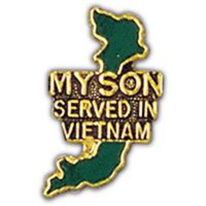 P14863 Pin - Vietnam, My Son Served - 1 in.