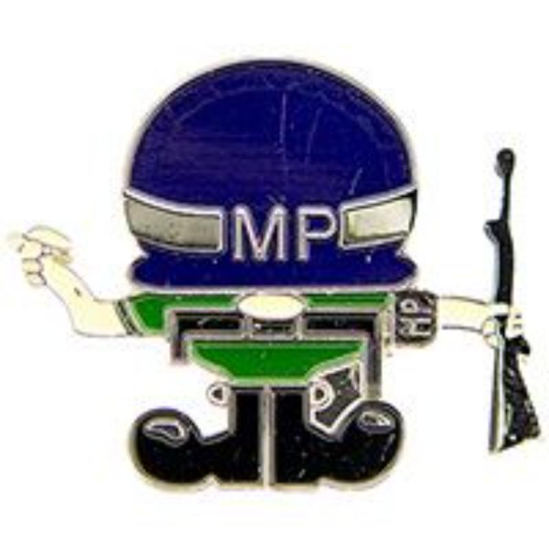 P14917 Pin - Soldier, MP Man - 1.25 in.