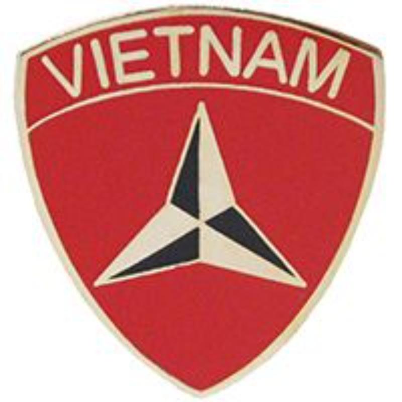 P14921 Pin - Vietnam, 3rd Marine Division - 1 in.