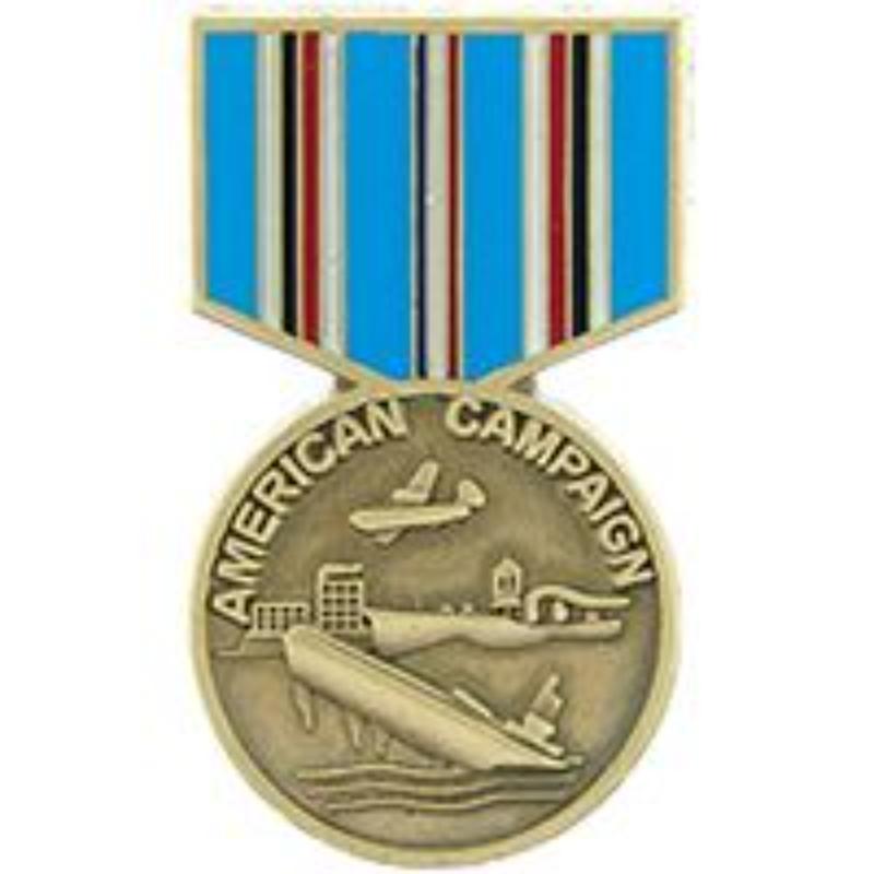 P14964 Pin - Medal, American Campaign - 1.181 in.