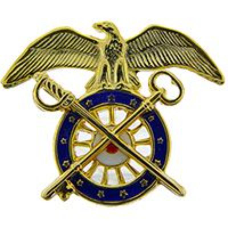 Army Quartermaster Pin - Gold - 0.94 in. - Durable Design