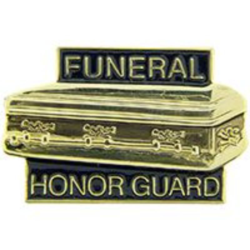 P14996 Pin - Honor Guard, Funeral - 1.125 in.