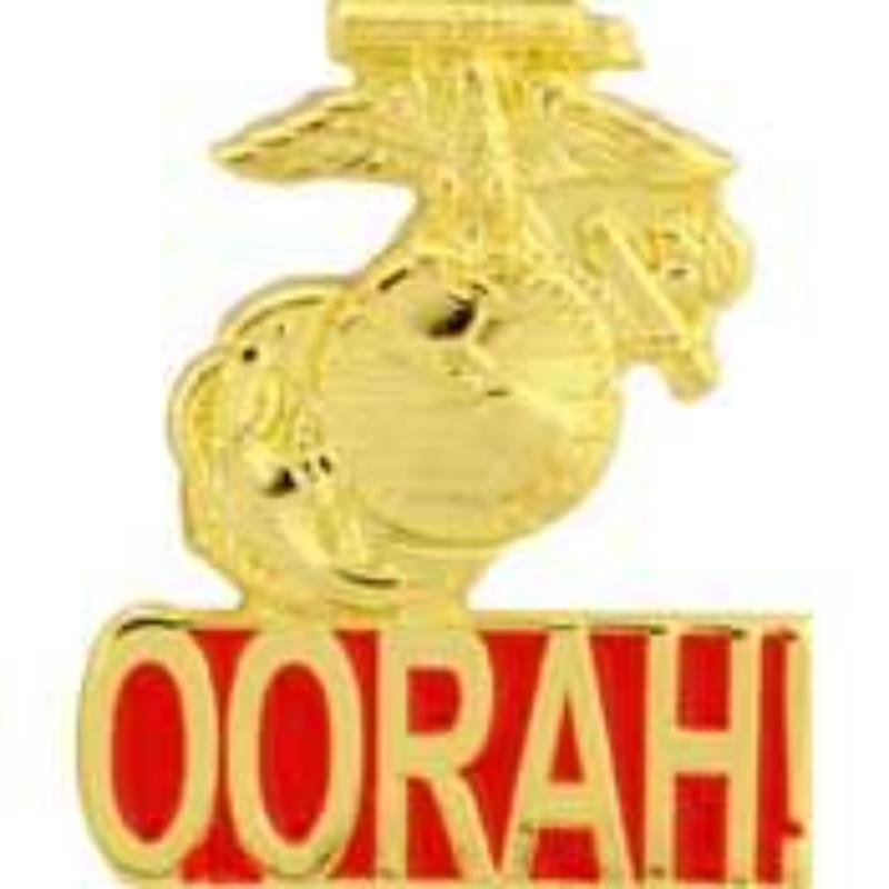 P12194 Pin - USMC, Oorah EGA - 1.125 in.