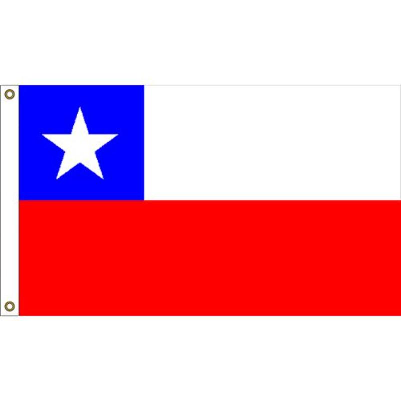 F1017 Flag - Chile - 3 x 5 ft.