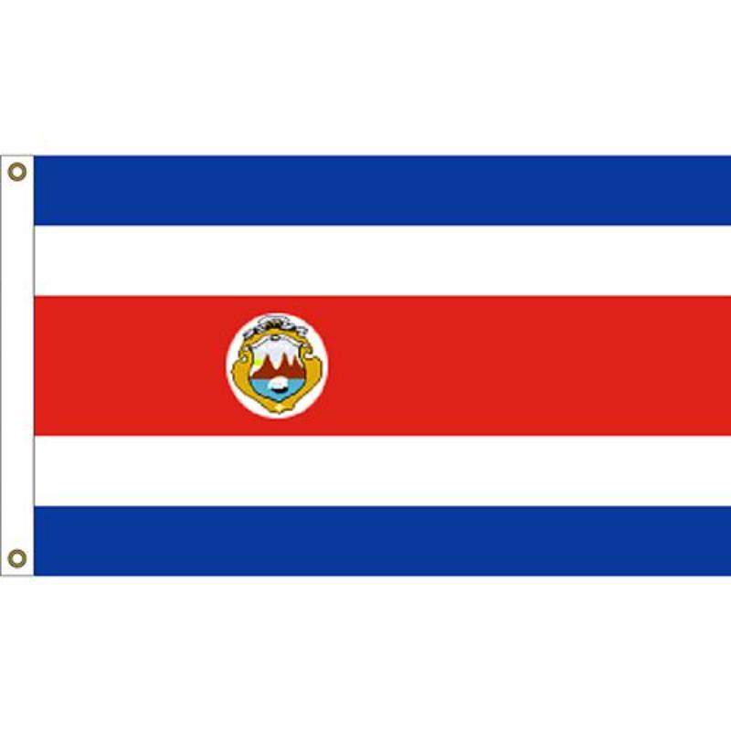 F1020 Flag - Costa Rica - 3 x 5 ft.