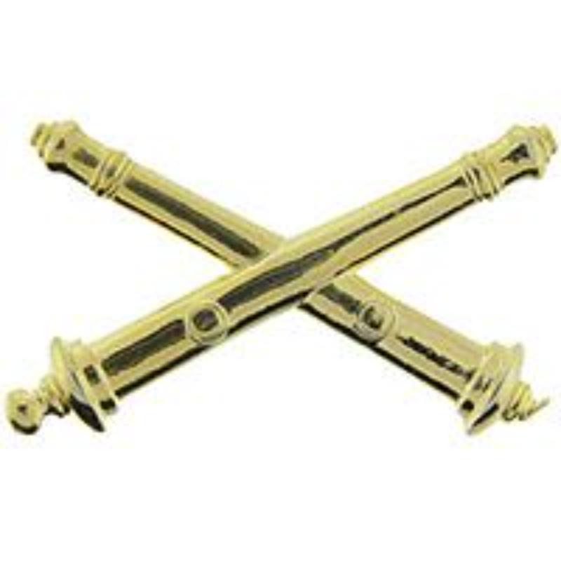Army Artillery Field Pin - Gold - 1.125 in. - Durable Design