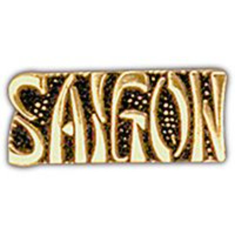 P15063 Pin - Vietnam, Script Saigon - 1 in.