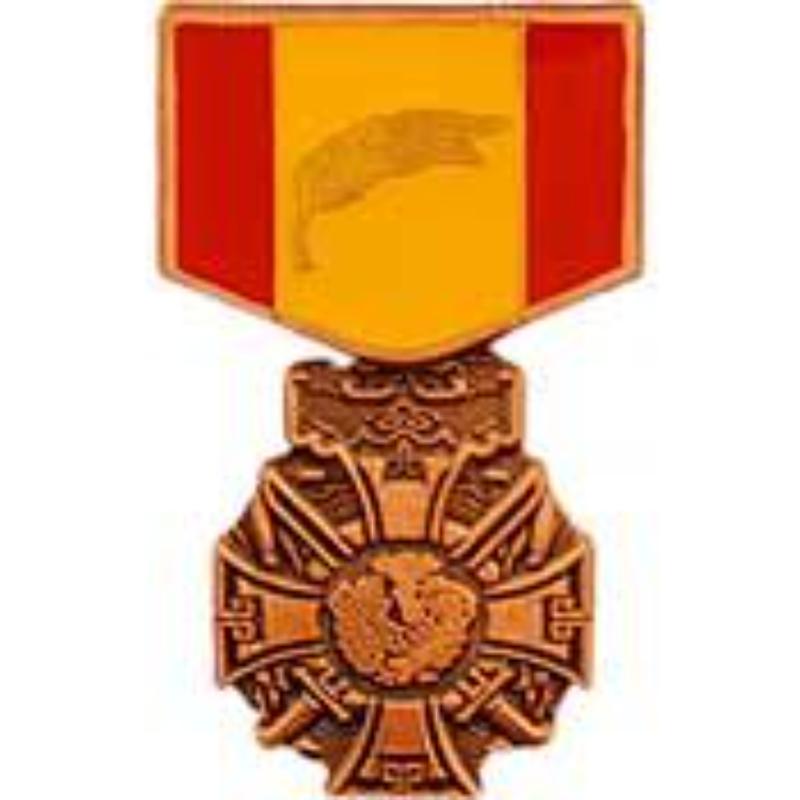 Vietnam Medal Pin - Cross Galt - 1.181 in. - Durable Design