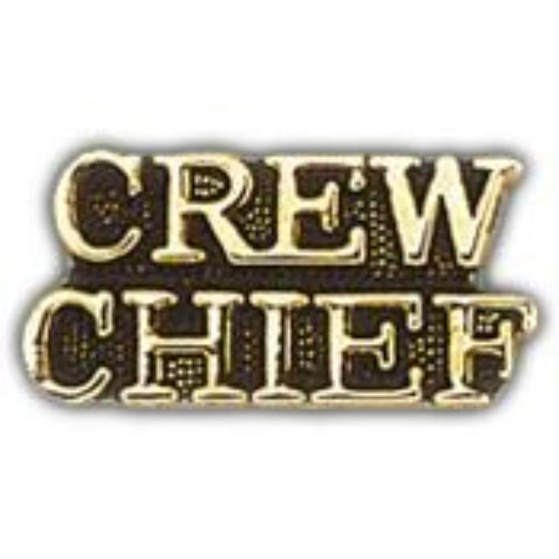 P15247 Pin - USAF, Script Crew Chief - 1 in.
