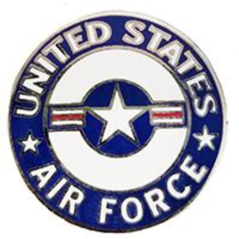 P15323 Pin - USAF, Roundel - 1 in.