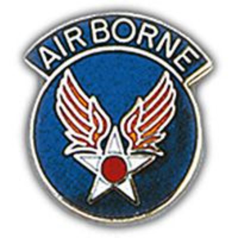 P15376 Pin - USAF, Army & Aircorp AAF with Tab - 1 in.