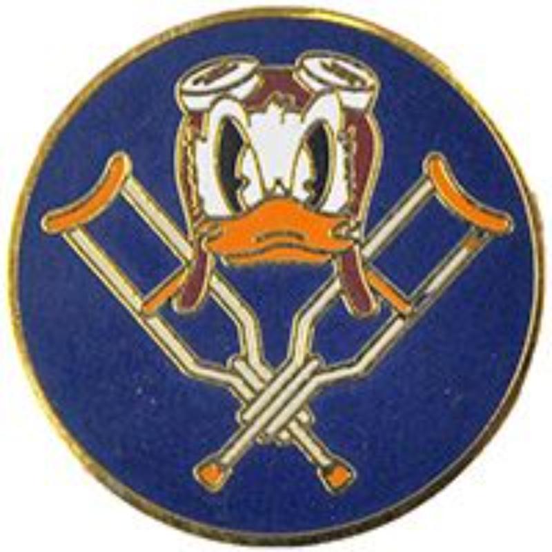 P15675 Pin - World War II, Ruptured Duck Tokyo Doolittle Raiders - 1 in.