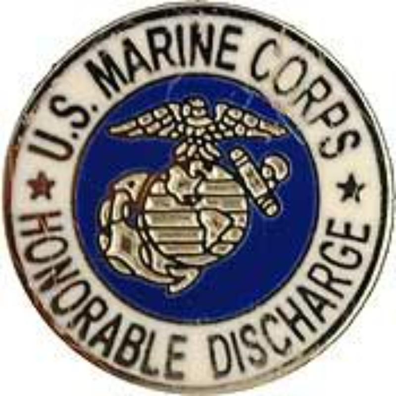 P15723 Pin - USMC, Honor.Dis.Mini - 0.56 in.