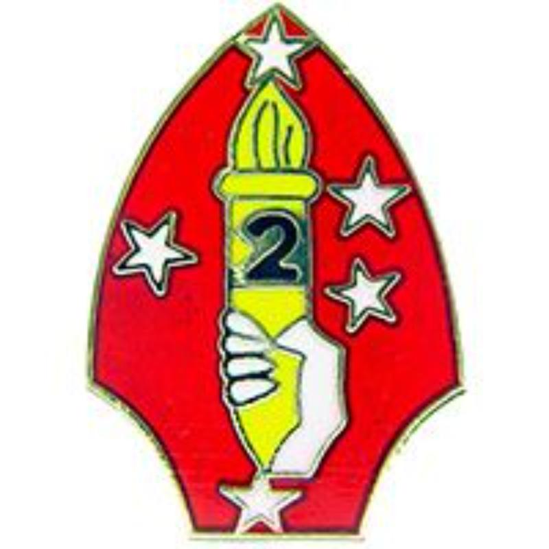 P15758 Mini Pin - USMC, 2nd Division - 0.88 in.