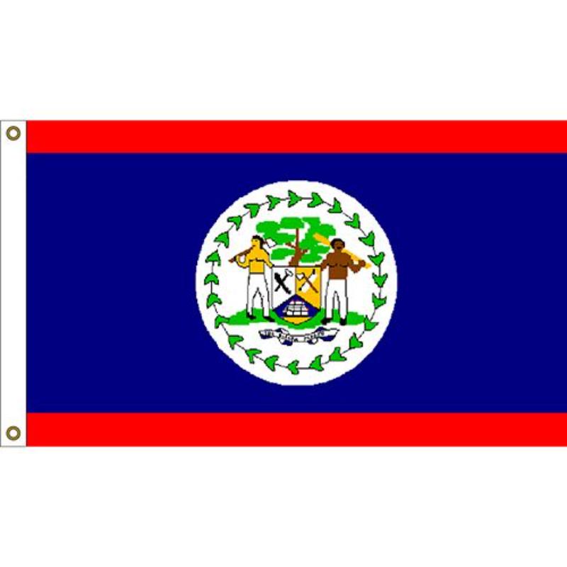 F1152 Flag - Belize - 3 x 5 ft.