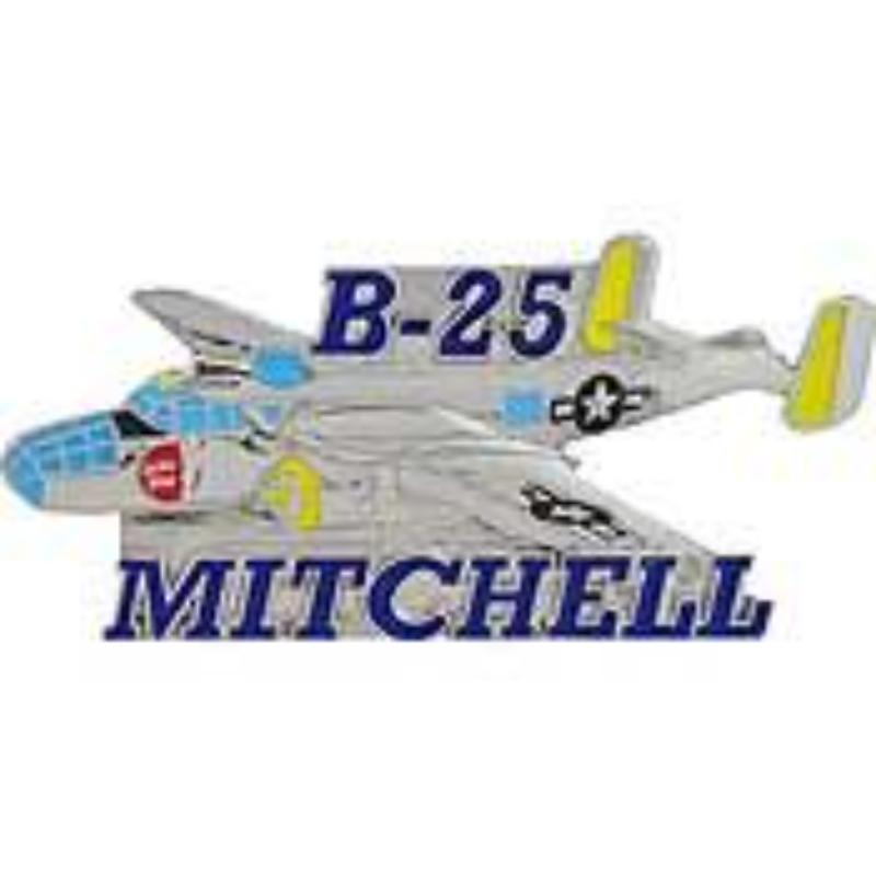 P16020 Pin - APL, B-25 Mitchell - Pewter - 2.38 in.
