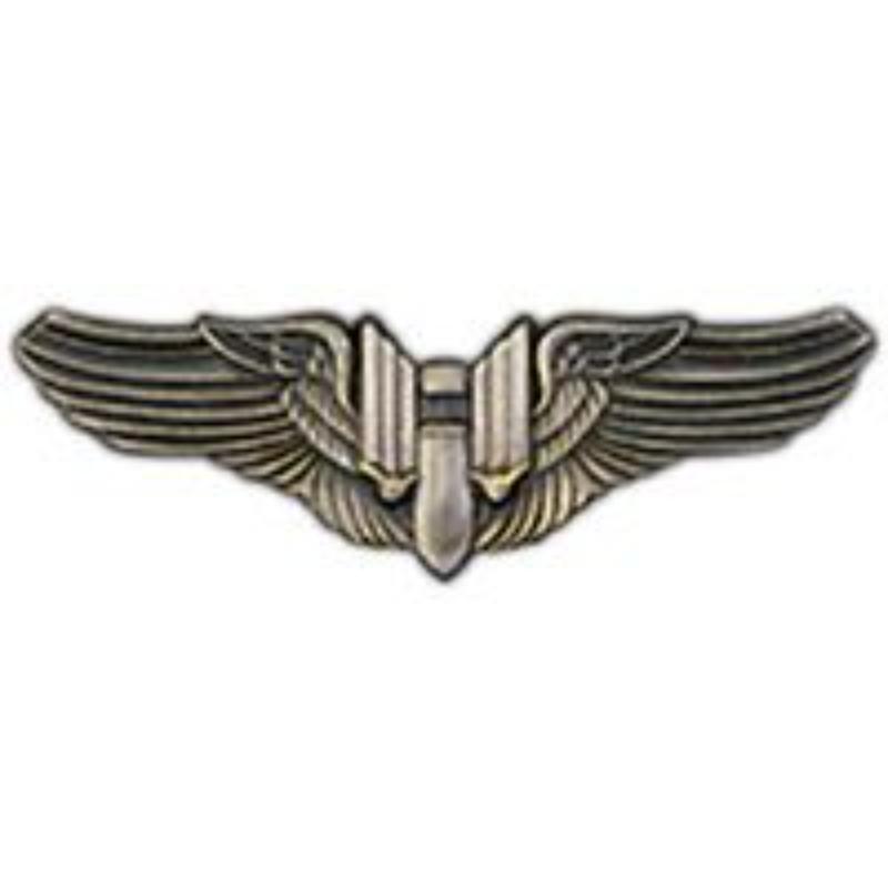 P16048 Wing Pin - USAF, Gunner, Aerial - Pewter - 2.5 in.