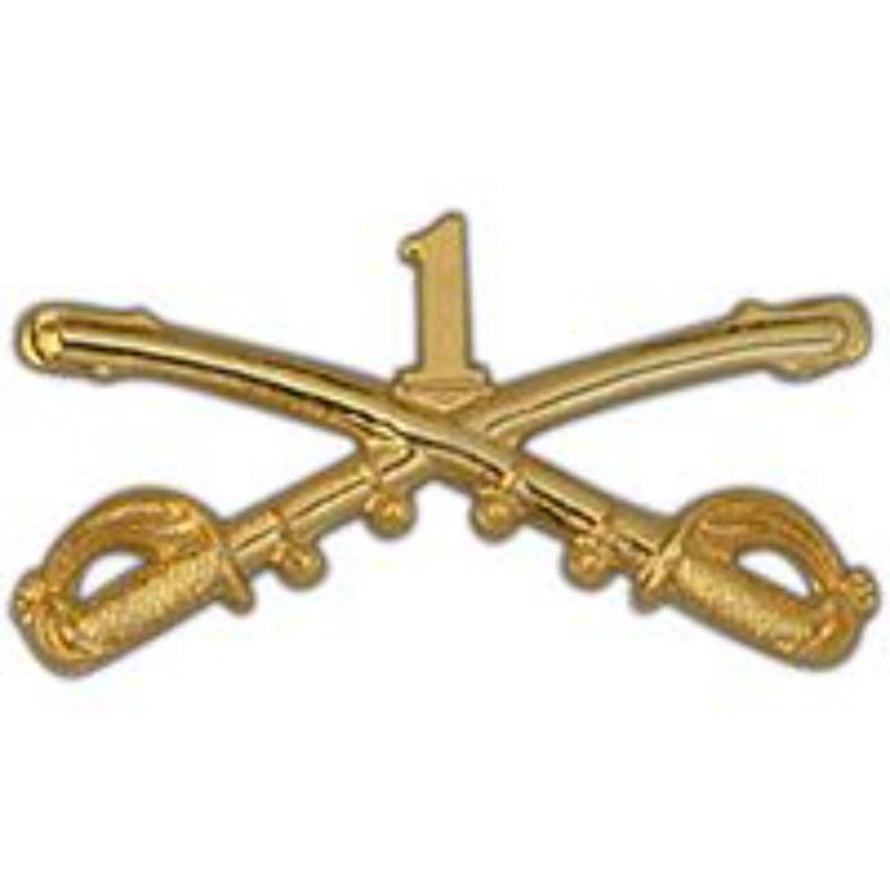 Army Cavalry Swords Decal - 2.25 in. - Durable Military Design