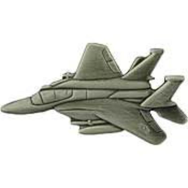 F-15 Eagle Pin - Pewter - 2.38 in. - Military Tribute