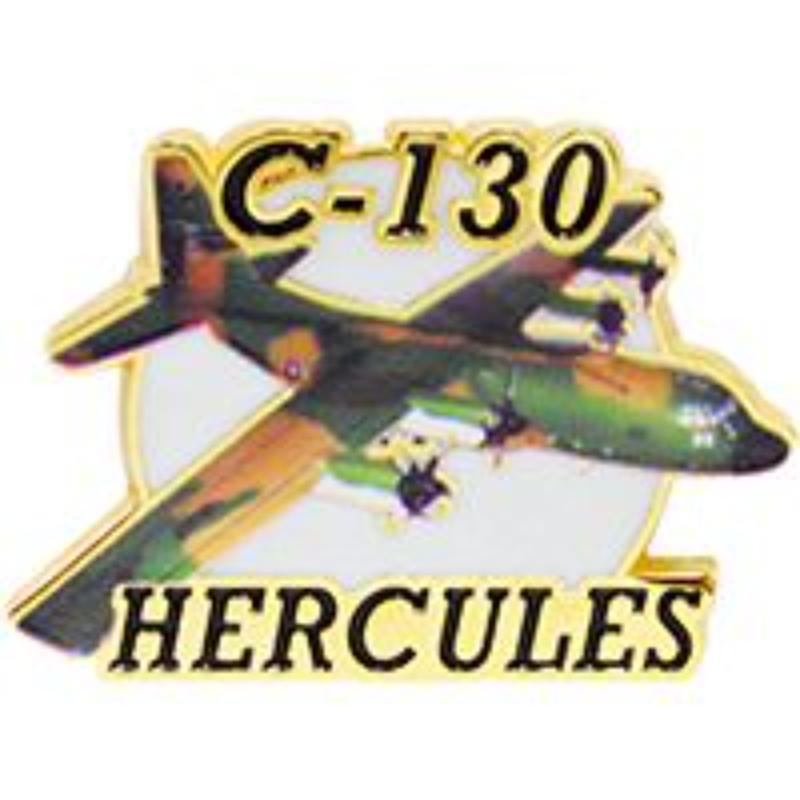 P18089 Pin - APL, C-130 Hercules - Camo - 1.31 in.