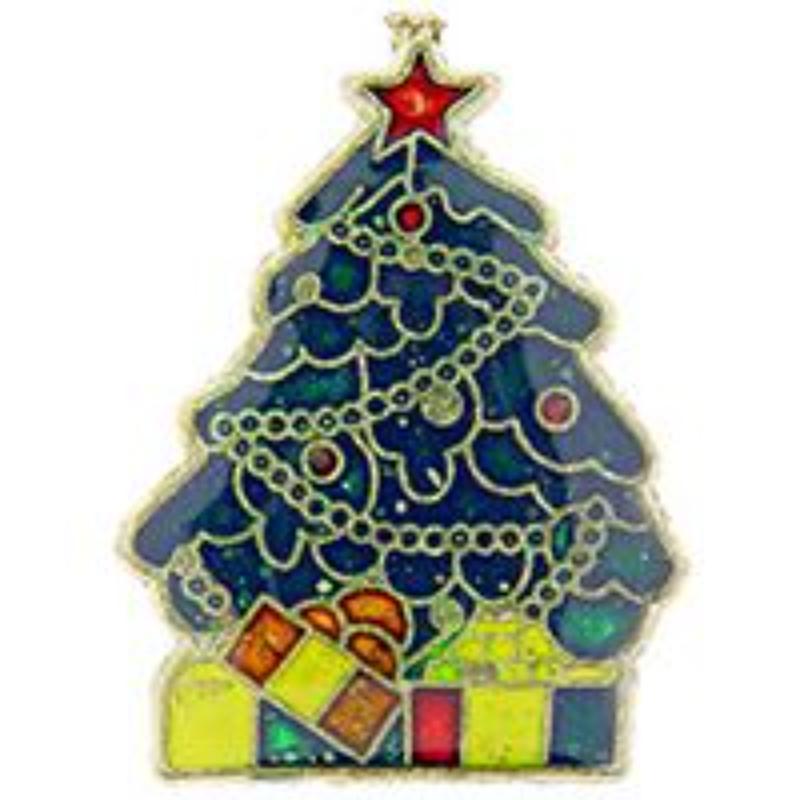P61857 Pin - Hol, Xmas, Tree - 1 in.