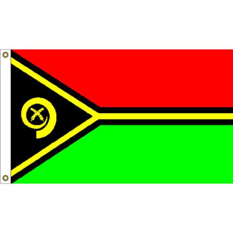 F1265 Flag - Vanuatu - 3 x 5 ft.