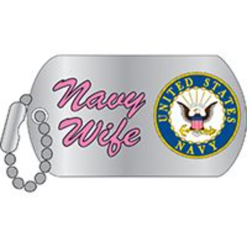P63008 Pin - USN Logo, Wife - 1.25 in.