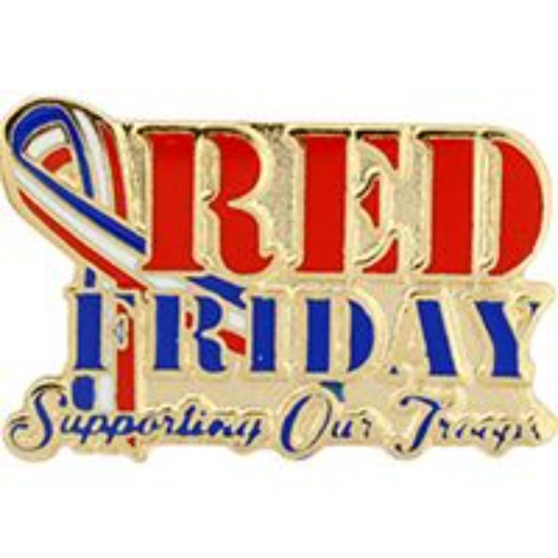 P63353 Pin - Red Friday - 1.25 in.