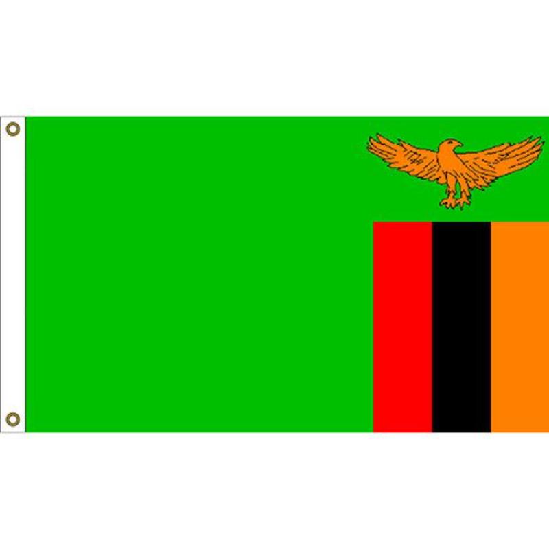 F1277 Flag - Zambia - 3 x 5 ft.