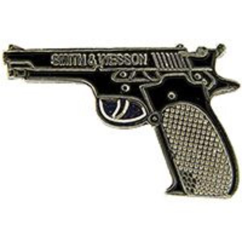 45Cal Pistol Pin - Black - 1 in. - Military Tribute