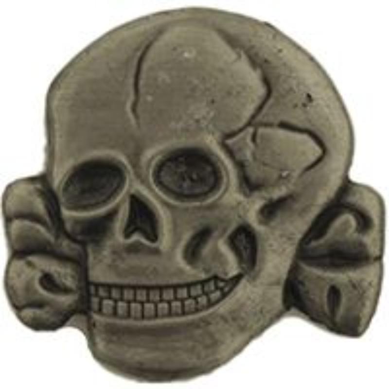 P64882 Pin - Skull & Bones - Pewter - 1 in.
